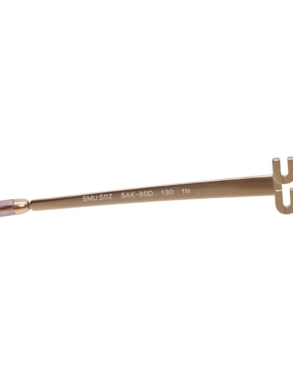 Miu Miu Sunglasses 75 0 125 Pink Gold Acetate Alloy Eyewear